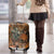 Custom Deer Hunting Luggage Cover Big Game Camo Forest Design and Skeleton Archer - Wonder Print Shop