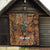 Custom Deer Hunting Quilt Big Game Camo Forest Design and Skeleton Archer - Wonder Print Shop