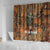 Custom Deer Hunting Shower Curtain Big Game Camo Forest Design and Skeleton Archer - Wonder Print Shop
