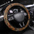 Deer Hunting Steering Wheel Cover Big Game Camo Forest Design and Skeleton Archer - Wonder Print Shop
