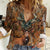 Custom Deer Hunting Women Casual Shirt Big Game Camo Forest Design and Skeleton Archer - Wonder Print Shop