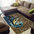 Personalized Walleye Splash Area Rug Camo Reeds and Night Forest Fishing Theme - Wonder Print Shop