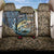 Personalized Walleye Splash Back Car Seat Cover Camo Reeds and Night Forest Fishing Theme - Wonder Print Shop