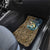 Personalized Walleye Splash Car Mats Camo Reeds and Night Forest Fishing Theme - Wonder Print Shop