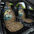 Personalized Walleye Splash Car Seat Cover Camo Reeds and Night Forest Fishing Theme - Wonder Print Shop