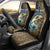 Personalized Walleye Splash Car Seat Cover Camo Reeds and Night Forest Fishing Theme - Wonder Print Shop