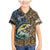 Personalized Walleye Splash Family Matching Mermaid Dress and Hawaiian Shirt Camo Reeds and Night Forest Fishing Theme - Wonder Print Shop