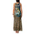 Personalized Walleye Splash Family Matching Tank Maxi Dress and Hawaiian Shirt Camo Reeds and Night Forest Fishing Theme - Wonder Print Shop