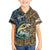 Personalized Walleye Splash Family Matching Tank Maxi Dress and Hawaiian Shirt Camo Reeds and Night Forest Fishing Theme - Wonder Print Shop