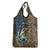 Personalized Walleye Splash Grocery Bag Camo Reeds and Night Forest Fishing Theme - Wonder Print Shop