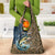 Personalized Walleye Splash Grocery Bag Camo Reeds and Night Forest Fishing Theme - Wonder Print Shop