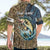 Personalized Walleye Splash Hawaiian Shirt Camo Reeds and Night Forest Fishing Theme - Wonder Print Shop
