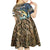 Personalized Walleye Splash Kid Short Sleeve Dress Camo Reeds and Night Forest Fishing Theme - Wonder Print Shop