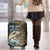 Personalized Walleye Splash Luggage Cover Camo Reeds and Night Forest Fishing Theme - Wonder Print Shop