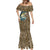 Personalized Walleye Splash Mermaid Dress Camo Reeds and Night Forest Fishing Theme - Wonder Print Shop