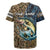 Personalized Walleye Splash Rugby Jersey Camo Reeds and Night Forest Fishing Theme - Wonder Print Shop