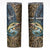 Personalized Walleye Splash Skinny Tumbler Camo Reeds and Night Forest Fishing Theme - Wonder Print Shop
