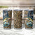 Personalized Walleye Splash Tumbler Cup Camo Reeds and Night Forest Fishing Theme - Wonder Print Shop