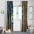 Personalized Walleye Splash Window Curtain Camo Reeds and Night Forest Fishing Theme - Wonder Print Shop