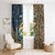 Personalized Walleye Splash Window Curtain Camo Reeds and Night Forest Fishing Theme - Wonder Print Shop