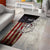 Personalized Distressed American Flag Bass Fishing Area Rug Hooked Fish and Rustic Vintage Theme - Wonder Print Shop