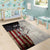 Personalized Distressed American Flag Bass Fishing Area Rug Hooked Fish and Rustic Vintage Theme - Wonder Print Shop