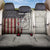 Personalized Distressed American Flag Bass Fishing Back Car Seat Cover Hooked Fish and Rustic Vintage Theme - Wonder Print Shop