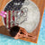 Personalized Distressed American Flag Bass Fishing Beach Blanket Hooked Fish and Rustic Vintage Theme - Wonder Print Shop