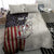 Personalized Distressed American Flag Bass Fishing Bedding Set Hooked Fish and Rustic Vintage Theme - Wonder Print Shop