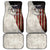 Personalized Distressed American Flag Bass Fishing Car Mats Hooked Fish and Rustic Vintage Theme - Wonder Print Shop