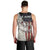 Personalized Distressed American Flag Bass Fishing Men Tank Top Hooked Fish and Rustic Vintage Theme - Wonder Print Shop
