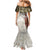 Personalized Distressed American Flag Bass Fishing Mermaid Dress Hooked Fish and Rustic Vintage Theme - Wonder Print Shop