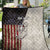 Personalized Distressed American Flag Bass Fishing Quilt Hooked Fish and Rustic Vintage Theme - Wonder Print Shop