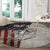 Personalized Distressed American Flag Bass Fishing Round Carpet Hooked Fish and Rustic Vintage Theme - Wonder Print Shop