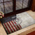 Personalized Distressed American Flag Bass Fishing Rubber Doormat Hooked Fish and Rustic Vintage Theme - Wonder Print Shop