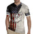 Personalized Distressed American Flag Bass Fishing Rugby Jersey Hooked Fish and Rustic Vintage Theme - Wonder Print Shop