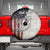 Personalized Distressed American Flag Bass Fishing Spare Tire Cover Hooked Fish and Rustic Vintage Theme - Wonder Print Shop