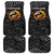 Personalized Yin Yang Billiards Car Mats 8 Ball and 9 Ball in Fiery Black Camo Pattern - Wonder Print Shop