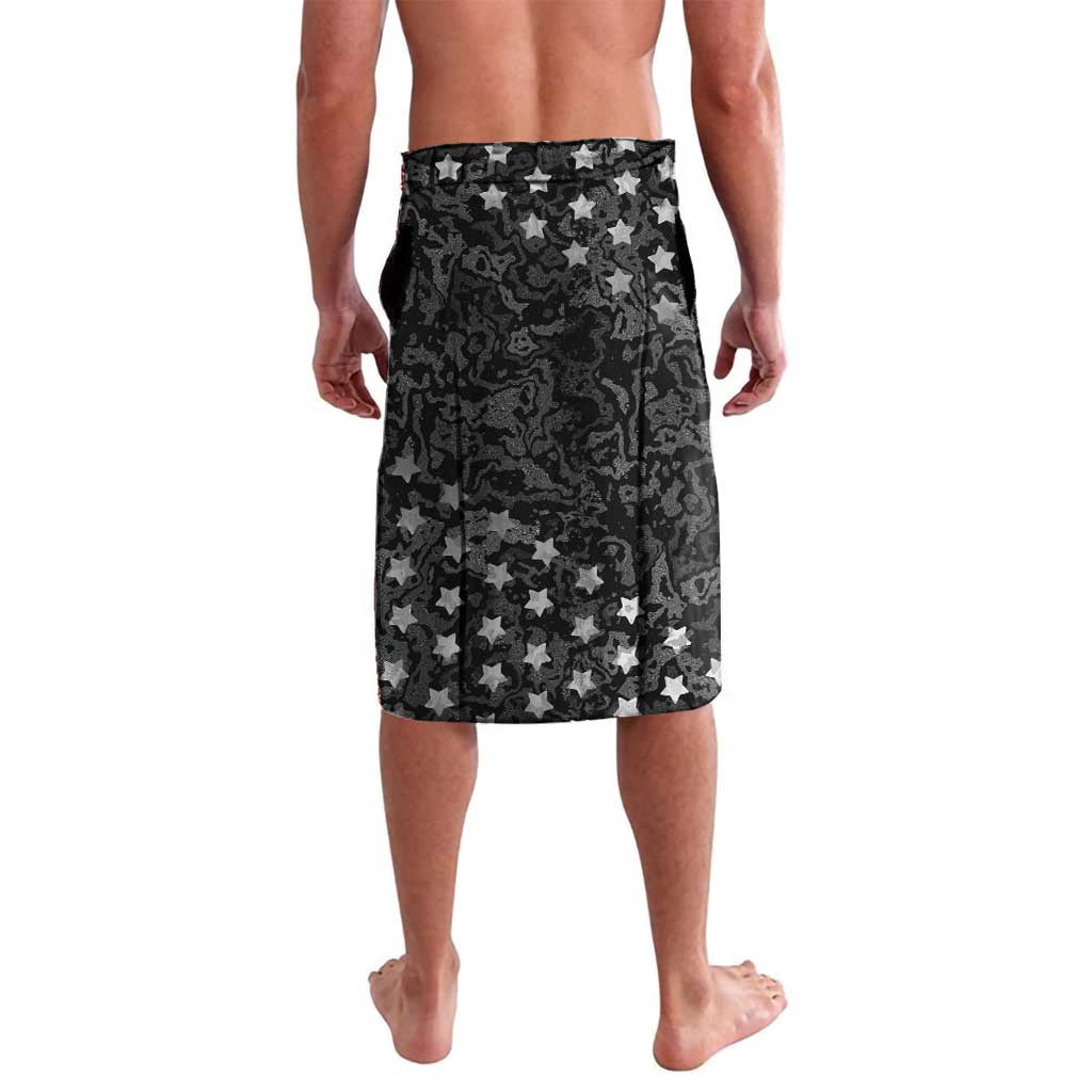 Personalized Yin Yang Billiards Lavalava 8 Ball and 9 Ball in Fiery Black Camo Pattern - Wonder Print Shop