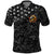 Personalized Yin Yang Billiards Polo Shirt 8 Ball and 9 Ball in Fiery Black Camo Pattern - Wonder Print Shop