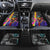 Punk Cheetah Graffiti Car Mats with Punk Not Dead Street Art and Neon Jungle Design - Wonder Print Shop