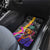 Punk Cheetah Graffiti Car Mats with Punk Not Dead Street Art and Neon Jungle Design - Wonder Print Shop