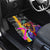 Punk Cheetah Graffiti Car Mats with Punk Not Dead Street Art and Neon Jungle Design - Wonder Print Shop