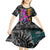 Punk Cheetah Graffiti Kid Short Sleeve Dress with Punk Not Dead Street Art and Neon Jungle Design - Wonder Print Shop