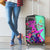 Punk Cheetah Graffiti Luggage Cover with Punk Not Dead Street Art and Neon Jungle Design - Wonder Print Shop