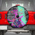 Punk Cheetah Graffiti Spare Tire Cover with Punk Not Dead Street Art and Neon Jungle Design - Wonder Print Shop