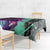 Punk Cheetah Graffiti Tablecloth with Punk Not Dead Street Art and Neon Jungle Design - Wonder Print Shop