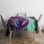 Punk Cheetah Graffiti Tablecloth with Punk Not Dead Street Art and Neon Jungle Design - Wonder Print Shop