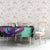 Punk Cheetah Graffiti Tablecloth with Punk Not Dead Street Art and Neon Jungle Design - Wonder Print Shop