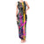 Punk Cheetah Graffiti Tank Maxi Dress with Punk Not Dead Street Art and Neon Jungle Design - Wonder Print Shop